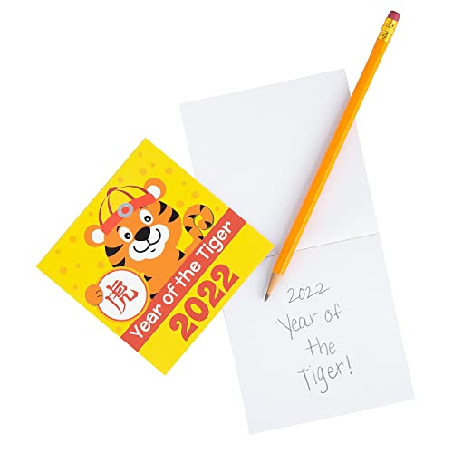 Fun Express Chinese New Year of the Tiger Notepads – 24 Pieces
