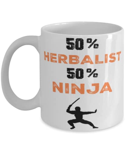 Herbalist Ninja Coffee Mug,Herbalist Ninja, Unique Cool Gifts For Professionals and co-workers