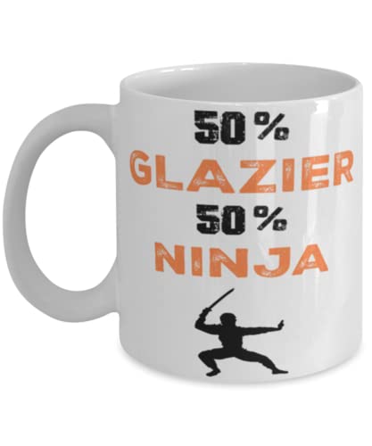 Glazier Ninja Coffee Mug,Glazier Ninja, Unique Cool Gifts For Professionals and co-workers