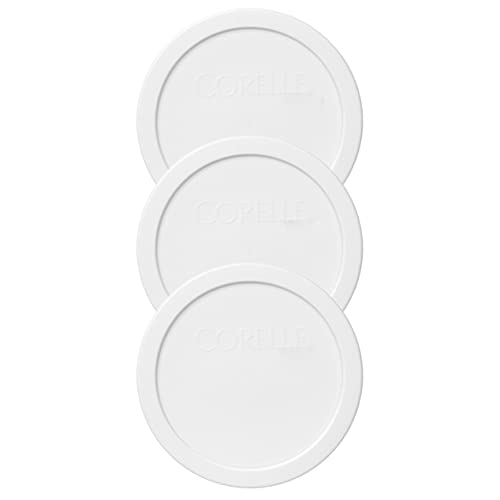 CORELLE 428-PC White 28oz Cereal Bowl Lid – 3 Pack