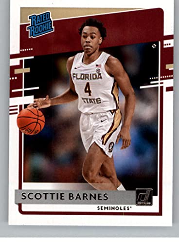 2021-22 Panini Chronicles Draft Picks Donruss Rated Rookies #32 Scottie Barnes Florida State Seminoles Official NCAA Basketball Trading Card in Raw (NM or Better) Condition