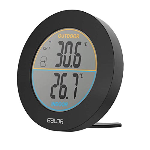 WODMB Thermometer Indoor Hygrometer Thermometer, Digital Humidity Monitor, Temperature Humidity Gauge Meter, Min and Max Records, for Home, Office Indoor