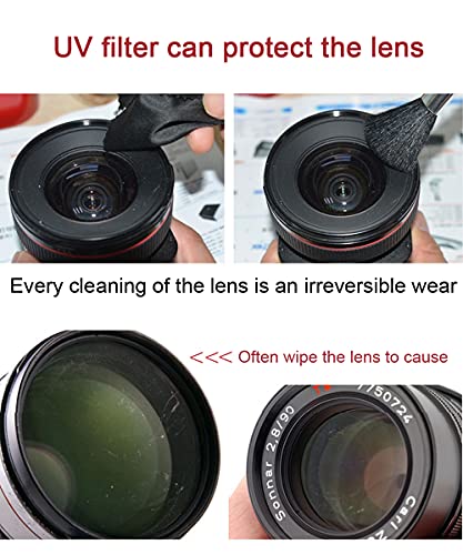 49mm Multi-Coated UV Protective Filter & 49mm Lens Cap Compatible for Canon M50II M100 M6 with EF-M 15-45mm Lens.(1+1 Pack) | The Storepaperoomates Retail Market - Fast Affordable Shopping