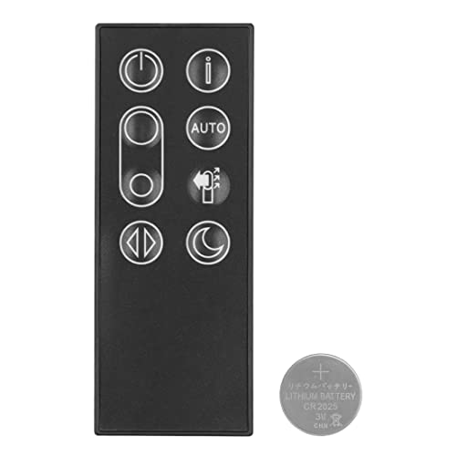 Remote Control fit for Dyson TP04＆DP04 Pure Cool Purifying Fan,Part 969154-02 Replacement Controller (Black,with Magnetic)