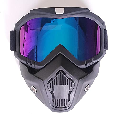 Snowboard Goggles UV Protection Motorcycle Dirt Bike Glasses Eyewear Men Women MX ATV OFF-Road Moto Goggle Windproof SKI Motocross Goggles Ski Goggles (Color : C)