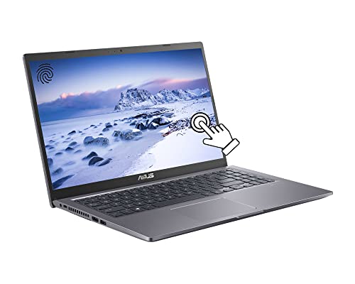 ASUS VivoBook 15.6″ FHD Touchscreen Laptop 2022, 11th Gen Intel Quad-Core i5-1135G7(Up to 4.2GHz), 16GB DDR4 RAM 512GB PCIe SSD, Backlit Keyboard, Fingerprint, WiFi5, Win 10, Grey w/ 3in1 Accessories