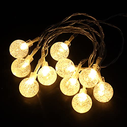Haofy Christmas Fairy Lights, 10LED Firefly String Light, 4.9ft Crystal Ball Decorative Lamp String, Home Outdoor Garden Decorative Light Frosted Spherical Light String