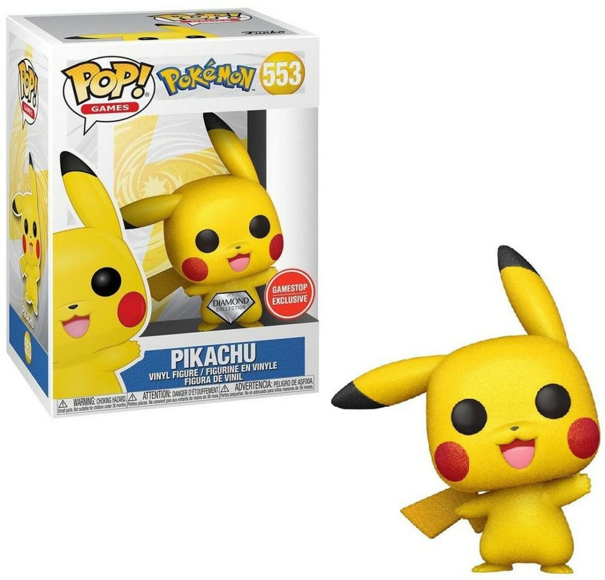 Funko Pop! Games Pokemon Pikachu Waving – Diamond Collection | The Storepaperoomates Retail Market - Fast Affordable Shopping