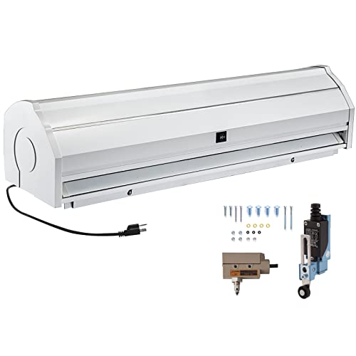VEVOR 36 Inch Speeds 668 CFM Commercial Indoor Air Curtains for Doors with 2 Switches, CE & UL Certified, 110V Unheated, Black/Red