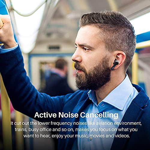 TOZO NC2 Hybrid Active Noise Cancelling Wireless Earbuds, ANC in-Ear Detection Headphones & TOZO W1 Wireless Charger | The Storepaperoomates Retail Market - Fast Affordable Shopping