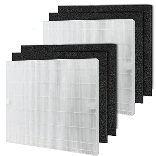AP-0512NH True HEPA Replacement Filter Compatible with Coway Airmega AP-0512NH Air Purifier, 2 x HEPA Filter and 4 x Carbon Filters
