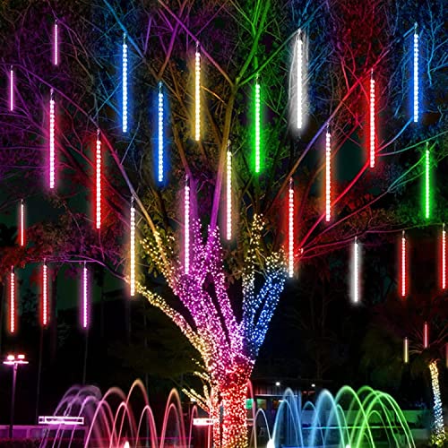 LED Rain Light 30cm 10 Tubes 300 LED High Brightness Outdoor Christmas Lights Cascading Icicle String Light for Indoor Outdoor Wedding Garden Tree Home Decor, Green | The Storepaperoomates Retail Market - Fast Affordable Shopping