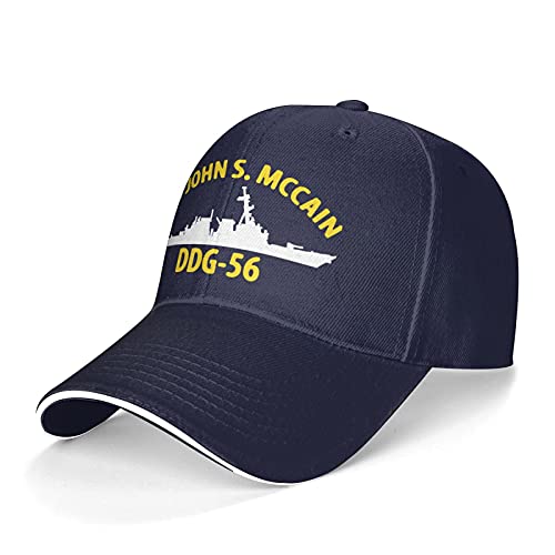 USS John S McCain DDG-56 Navy Baseball Cap Adjustable Dad Hat