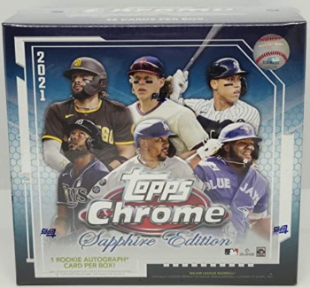 2021 Topps Chrome Sapphire Edition Card Box | The Storepaperoomates Retail Market - Fast Affordable Shopping