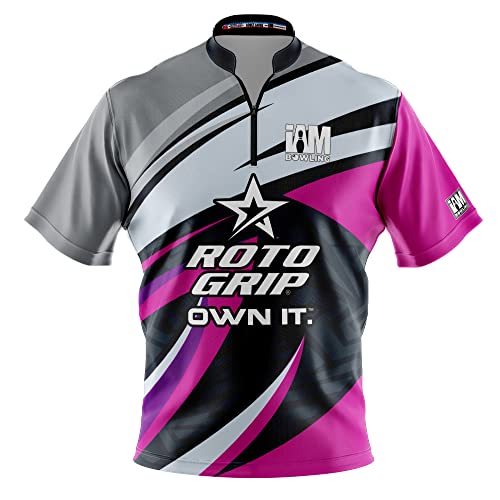 Logo Infusion Dye-Sublimated Bowling Jersey (Sash Collar) – I AM Bowling Fun Design 2025-RG – Roto Grip (XX-Large) Multicolored