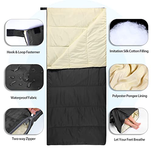 Lightweight Sleeping Bag, Ohuhu 3 Season Summer Sleeping Bag Warm Weather Portable Sleeping Bags for Adult Kids Backpacking Sleeping Bag for Camping Hiking Backpacking and Outdoors 59℉-77℉ | The Storepaperoomates Retail Market - Fast Affordable Shopping