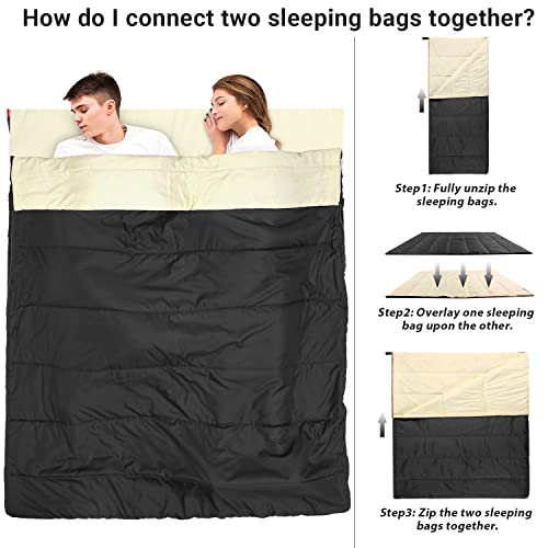 Lightweight Sleeping Bag, Ohuhu 3 Season Summer Sleeping Bag Warm Weather Portable Sleeping Bags for Adult Kids Backpacking Sleeping Bag for Camping Hiking Backpacking and Outdoors 59℉-77℉ | The Storepaperoomates Retail Market - Fast Affordable Shopping
