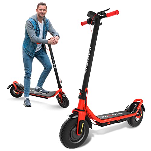 ScootHop Electric Scooter – 10″ Air Filled Tires – Max Speed 15.5 Mph & 25 Miles Long-Range – LED Display, 350W Electric Kick Scooter, Foldable and Cruise Control Commuter E-Scooter for Adults, Teens