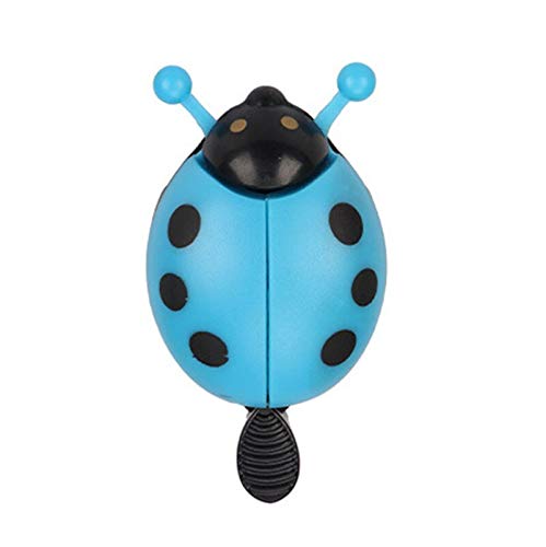 LYK Bicycle Bell 1PC Fashion Bicycle Bell Ring Beetle Cartoon Cycling Bell Kids Ladybug Bell Ring for Bike Ride Horn Alarm Bicycle Accessories (Color : Blue)