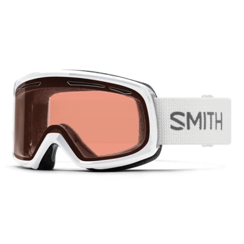 Smith DRIFT White/RC36 Women’s medium fit Goggles For Men For Women + BUNDLE with Designer iWear Complimentary Eyewear Kit