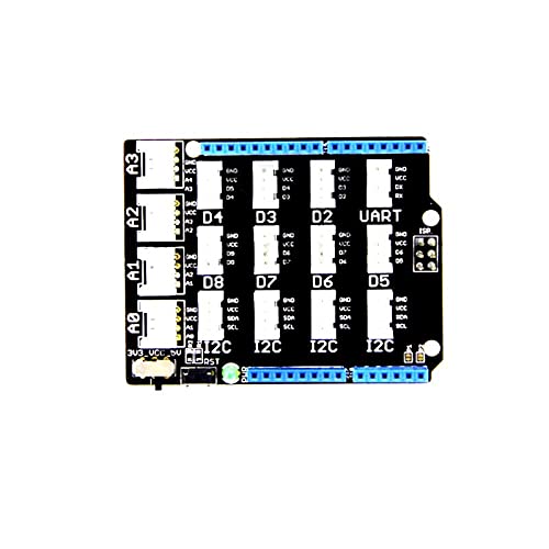 Grove Base Shield V2.0 for Arduino Expansion Board Module UNO r3 Sensor IO Development Demo Board IIC I2C UART Grove Interface