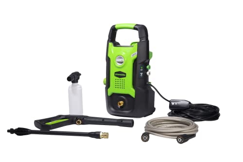 Greenworks 1600 PSI 1.2 GPM Pressure Washer (Upright Hand-Carry) PWMA Certified