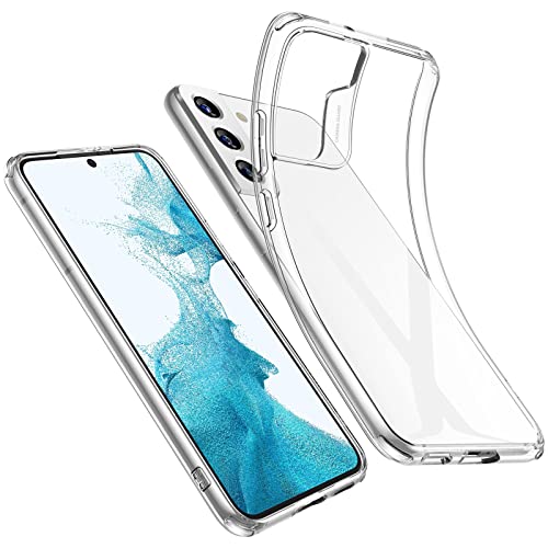 ESR Clear Case Compatible with Samsung Galaxy S22, Crystal-Clear Shockproof Thin Silicone Case, Yellowing-Resistant Slim Transparent TPU Phone Case, Project Zero Series, Clear