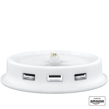 Made for Amazon, USB Charging Stand, for Echo (4th Gen) – White | The Storepaperoomates Retail Market - Fast Affordable Shopping
