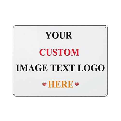 Personalized Custom Metal Signs Custom Your Own Text Image, Home Decoration Wall Art Decor Garden Bar Outdoor Housewarming Wedding Birthday Gift Metal Tin Sign