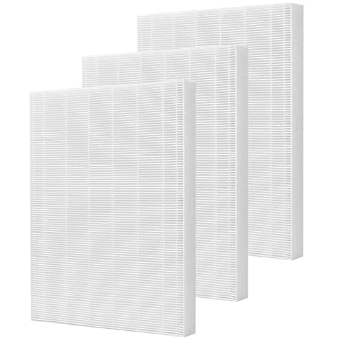 C545 True HEPA Replacement Filter S Compatible with Winix C545 Air Purifier, Replaces Winix S Filter 1712-0096-00, 3 Pack HEPA Filtrer only