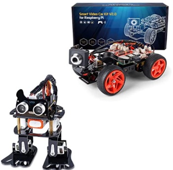 SunFounder Robotics Kit Compatible with Arduino , 4-DOF Dancing Sloth with Smart Video Car Kit for Raspberry Pi | The Storepaperoomates Retail Market - Fast Affordable Shopping