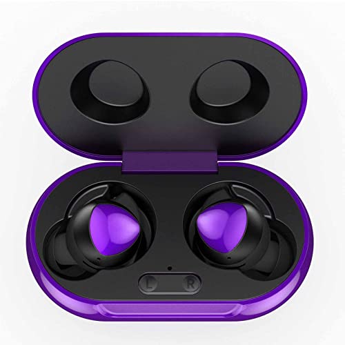 UrbanX Street Buds Plus for Google Pixel 6 – True Wireless Earbuds w/Hands Free Controls (Wireless Charging Case Included) – Purple
