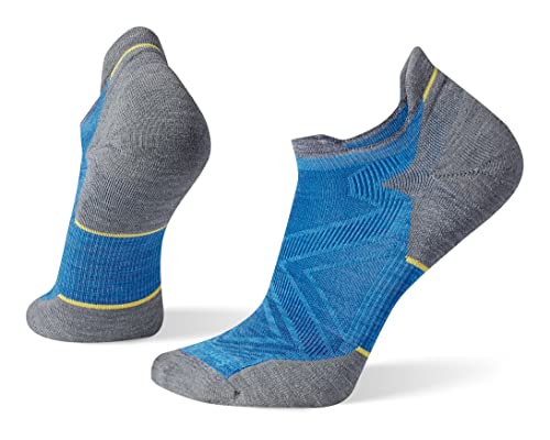 Smartwool Run Targeted Cushion Low Ankle Socks, Neptune Blue, Large