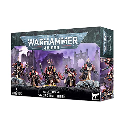 Games Workshop Warhammer 40,000 Black Templars Sword Brethren | The Storepaperoomates Retail Market - Fast Affordable Shopping