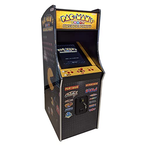 Pac Man Arcade Party 13 Games Full Size Cabinet Home Edition 26″ Monitor Ms. Pac Man Galaga