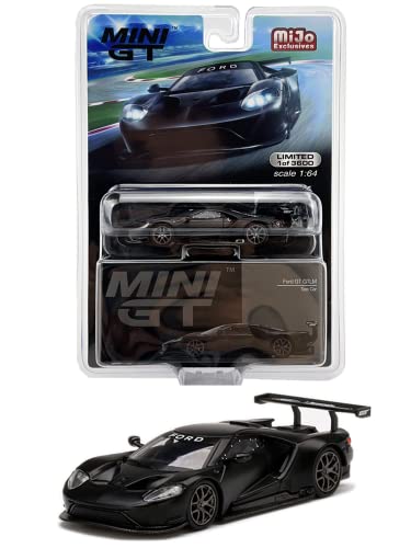 Mini GT 1:64 Ford GT GTLM Test Car (Black) #246 – Mijo USA Exclusive