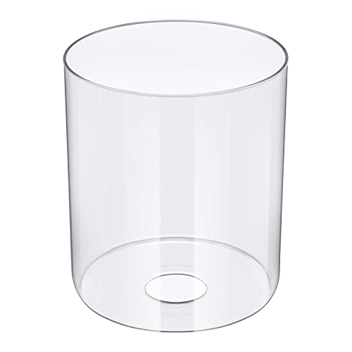 Canomo 6.69″ x 5.51″ Clear Glass Lamp Shade Cylinder Large Glass Shade Replacement Fit for 2-1/4 Fitter Wall Lamps Chandeliers or Ceiling Lamps