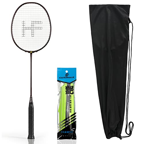 Carbon Fiber Badminton Racket Ultra Light All Carbon Attack and Defense, Suitable for Intermediate or Professionals