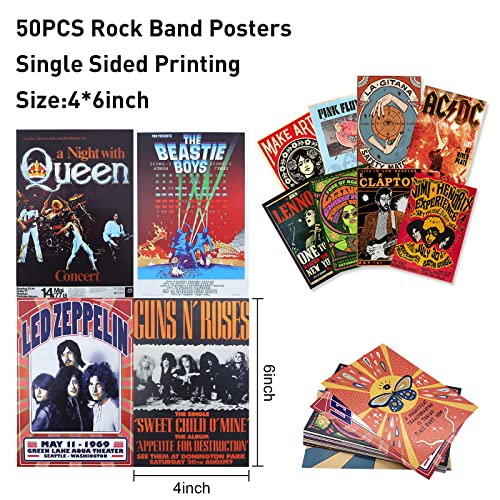 Album Covers Vintage Rock Wall Collage Kit Aesthetic Pictures 50 Pcs ,70s 80s 90sVintage Poster Room Decor, Music Posters for Room Aesthetic,4×6” Photo Printed Wall Decor,Teen Girls Room Decor | The Storepaperoomates Retail Market - Fast Affordable Shopping