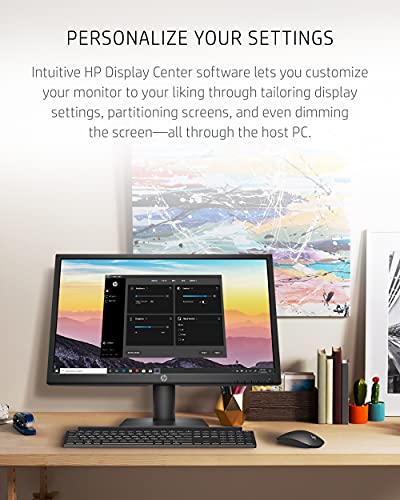 HP V222vb FHD Monitor, 1080p VA Display, 75Hz, 21.5” Computer Screen, TUV Certified Low Blue Light Mode, Ergonomic Tilt, HDMI&VGA Ports, VESA Mounting (2021) (Renewed), Black | The Storepaperoomates Retail Market - Fast Affordable Shopping