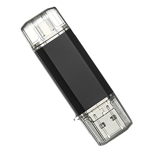 OCUhome 16/32/64GB USB C Flash Drive, 2 in 1 OTG USB C Memory Stick Dual Type C Flash Drive Thumb Drive for USB-C Smartphones,Tablets, PC Black 16GB USB2.0