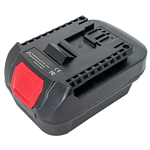 Battery Adapter for Bosch 18V Lithium-Ion Cordless Tool, Compatible with Dewalt 18V 20V Max/Milwakee M18 18V Li-ion Battery Convert to Bosch 18V Compact Lithium Battery BAT608 BAT609 BAT612 BAT618
