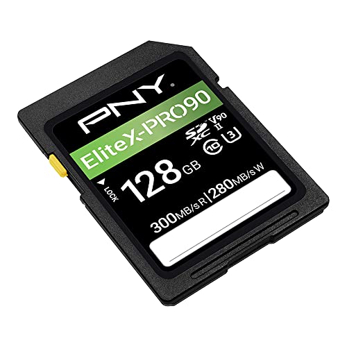 PNY 128GB EliteX-PRO90 Class 10 U3 V90 UHS-II SDXC Flash Memory Card | The Storepaperoomates Retail Market - Fast Affordable Shopping