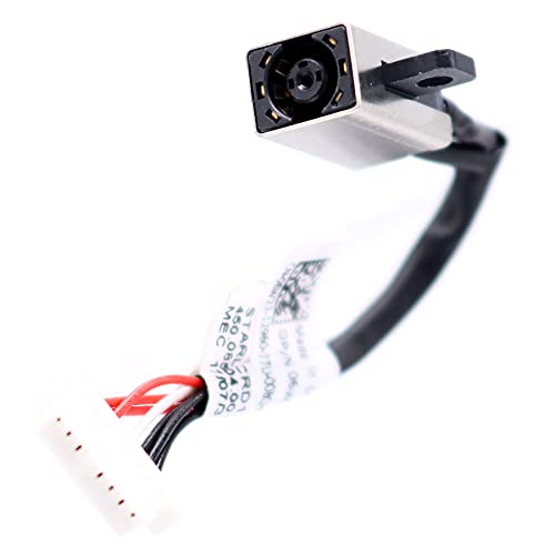 Deal4GO DC in Power Jack Cable 6VV22 06VV22 450.08504.0012 Replacement for Dell Inspiron 17 7778 7779 7773 7368 7378