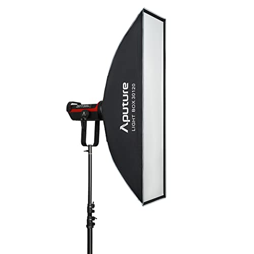 Aputure Light Box 30120 Rectangle Softbox with Grid for Portraits Product Photography Video Shooting for Amaran 60c/60x 200/100d, Aputure LS 300d II 300x 600d pro 120d ii LED Video Light (30×120) | The Storepaperoomates Retail Market - Fast Affordable Shopping