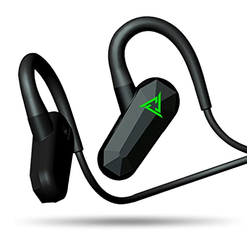 Open Ear Wireless Headphones Lightweight Sweatproof Bluetooth 5.0 Sports Headset with Mic Answer Phone Call Music for Running Hiking Driving Cycling