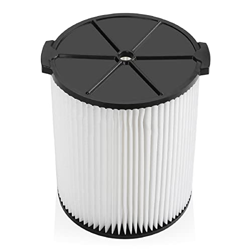 VF4000 Replacement Filter, Housmile Ridgid Shop Vacuum Filter Compatible with for Shop Vac Wet Dry Vacuums 5-20 Gallon and Fits 6-9 Gallon Vacuum Cleaners