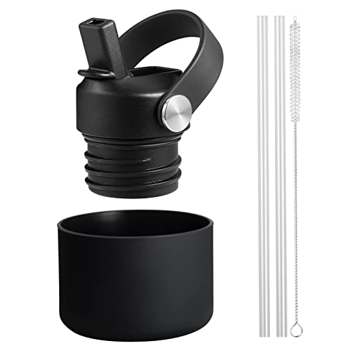 Aoitoque Straw Lid for Hydro Flask Standard Mouth,Flex Sports Straw Cap Fits HydroFlask 12 18 21 24 oz Standard Mouth,Remplacement Water Bottle lids with Straws