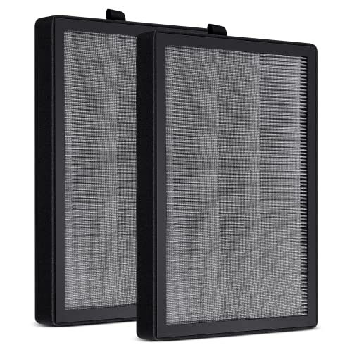 DeedMo Air Purifier Replacement Filter, Compatible with AP-1273, 3-in-1 True HEPA, Eliminate Smoke, Cooking Odor and Dust, 2 Pack