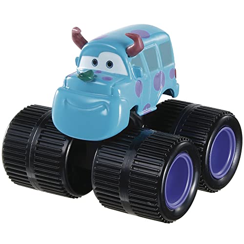 Drive-in Cars Character Vehicles – Inspired by Disney Pixar Movie Cars ~ Sulley ~ Blue with Purple Polka Dots Sulley SUV